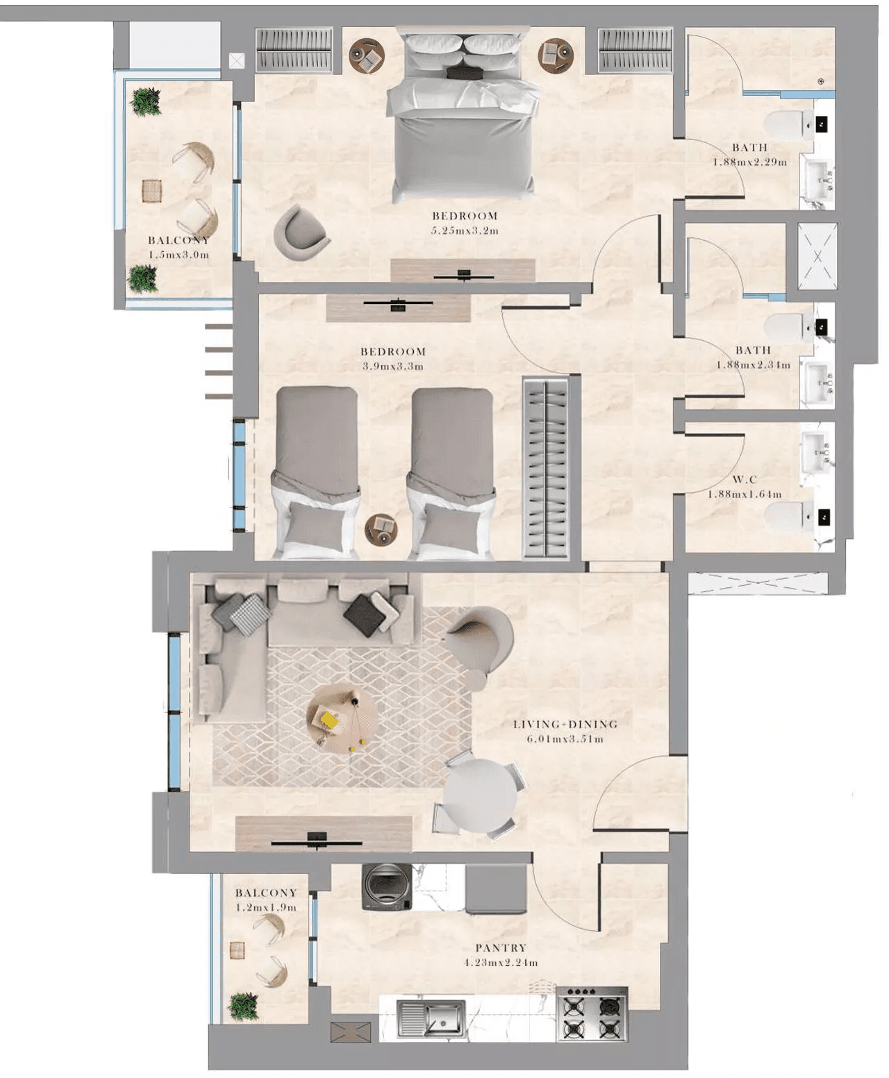 Type 1 Apartment