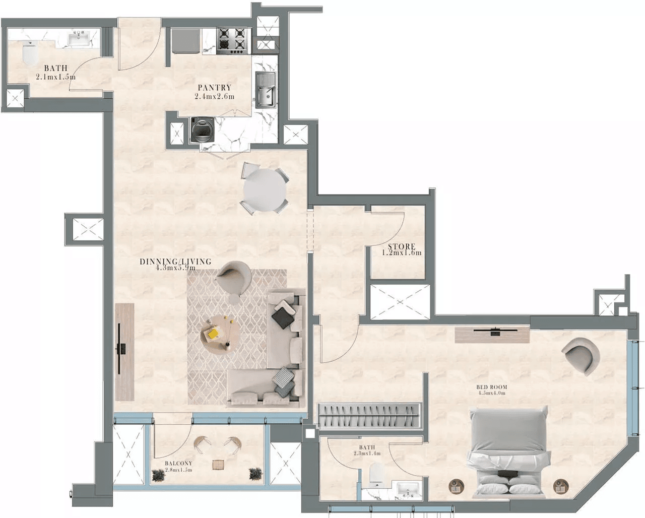 Type 2 Apartment