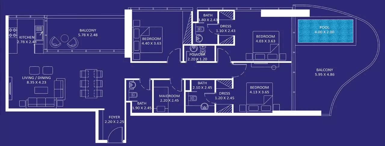 3 BR