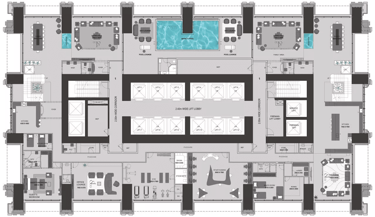 The Billionaire Sky Penthouse