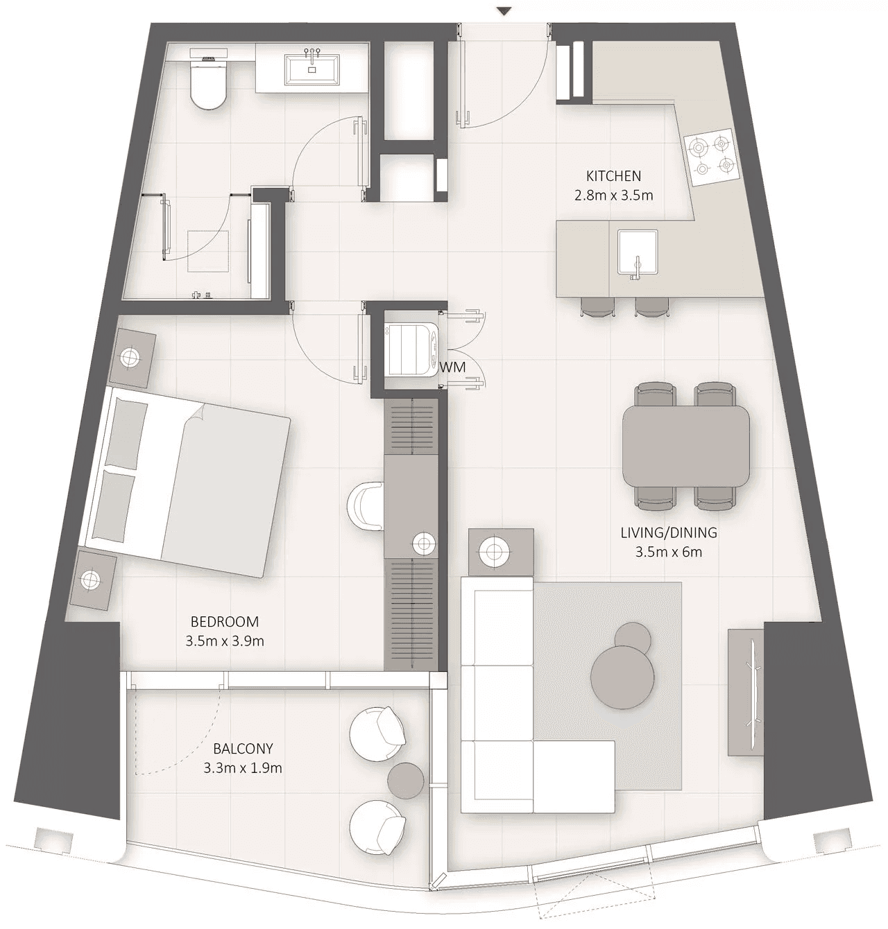 1 BR