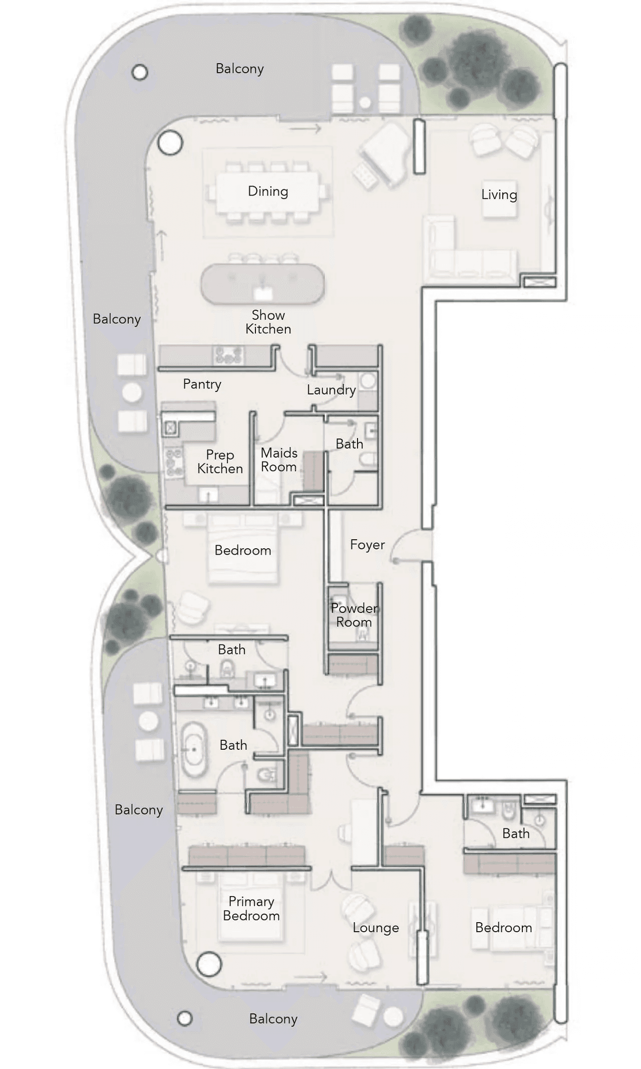3 BR