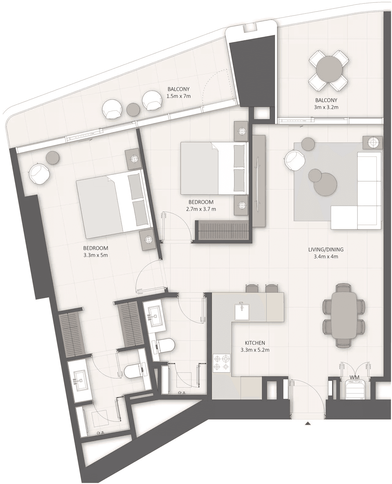 2 BR