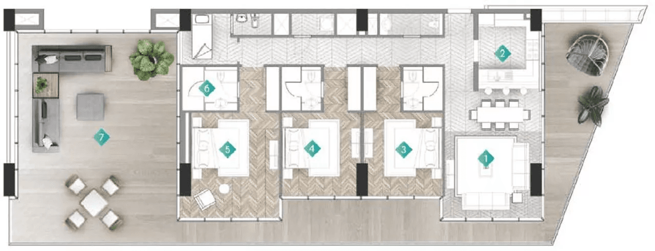 3 BR Plus