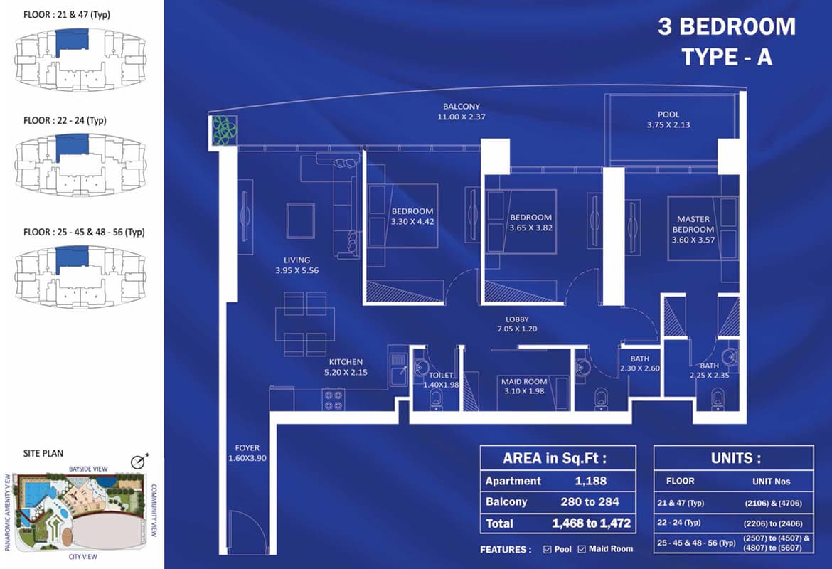3 BR
