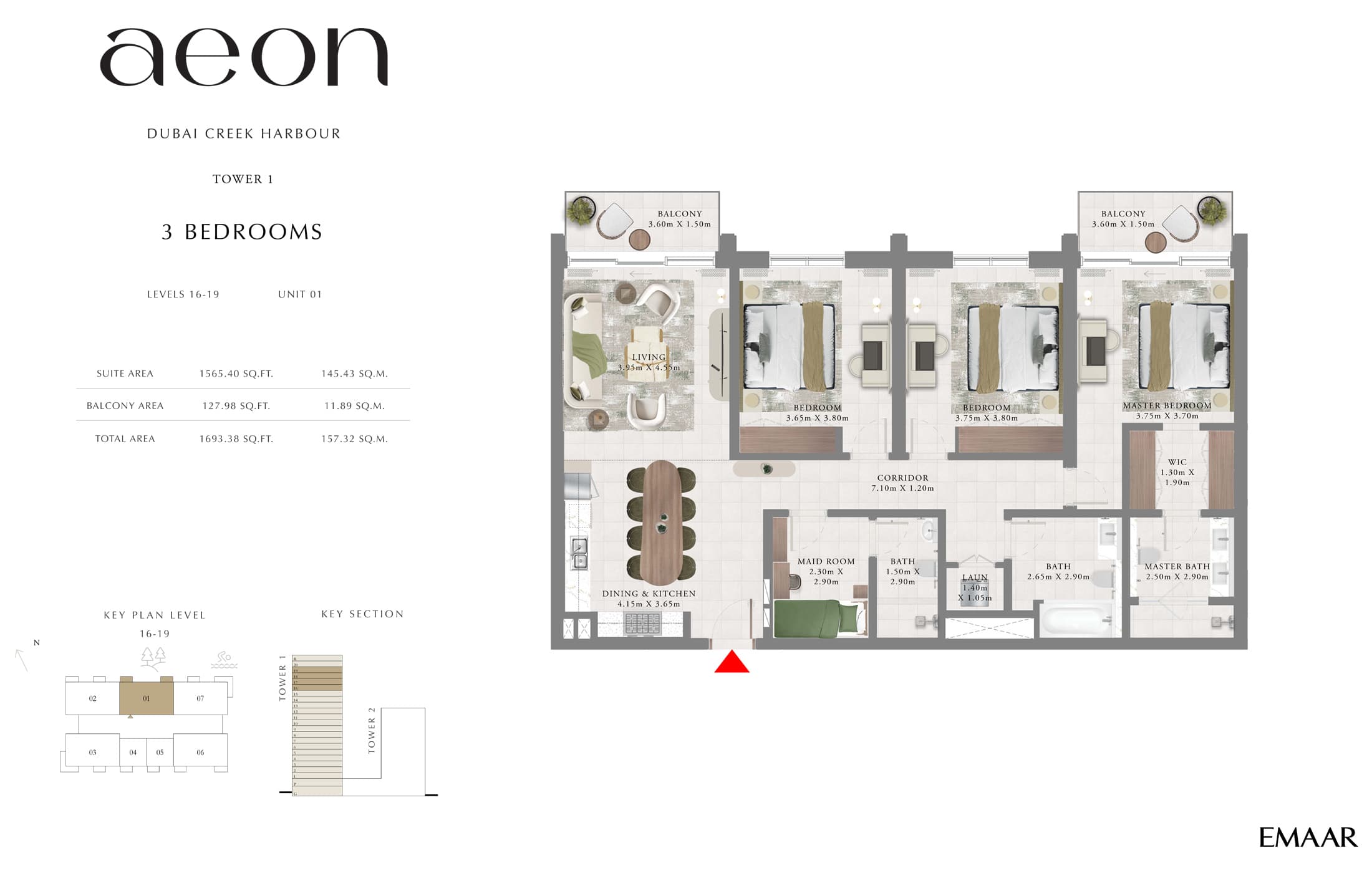 3 BR