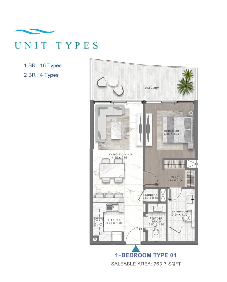 1 BR