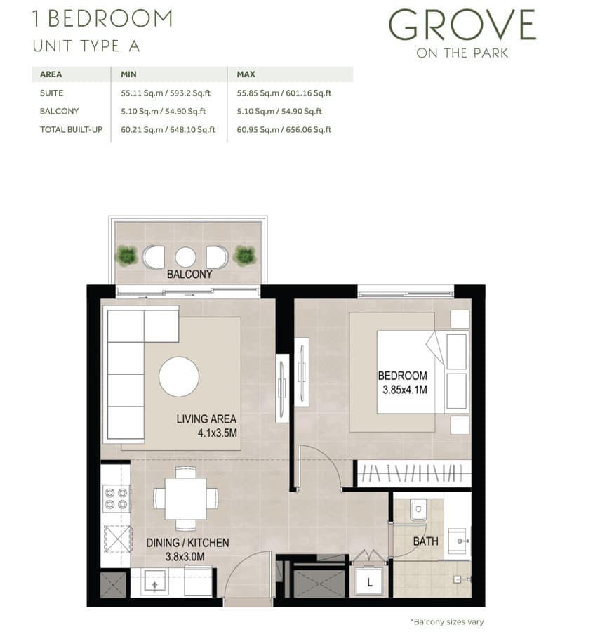 1 BR