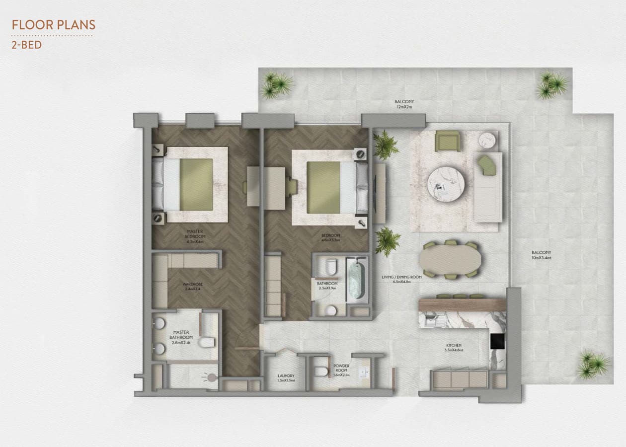 2 BR