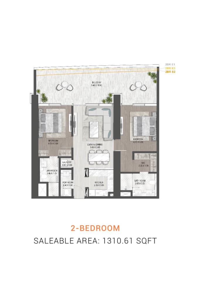 2 BR