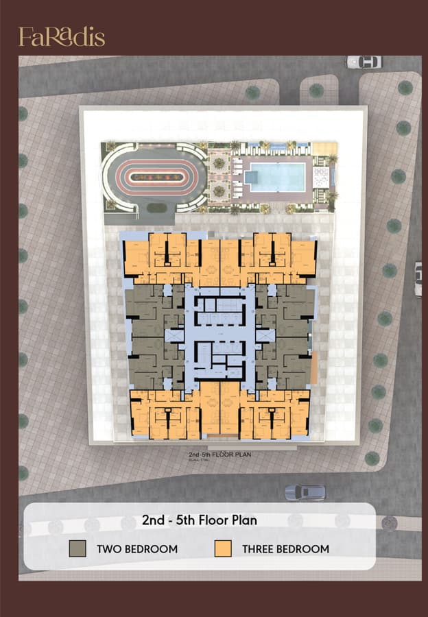 2nd to 5th floor
