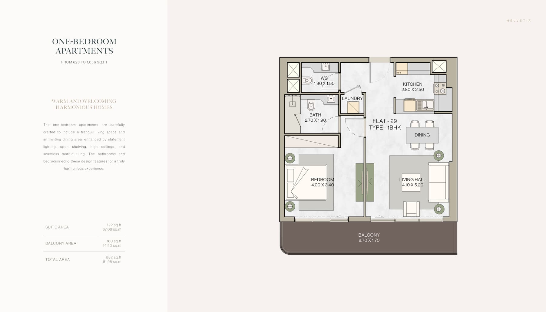 1 BR