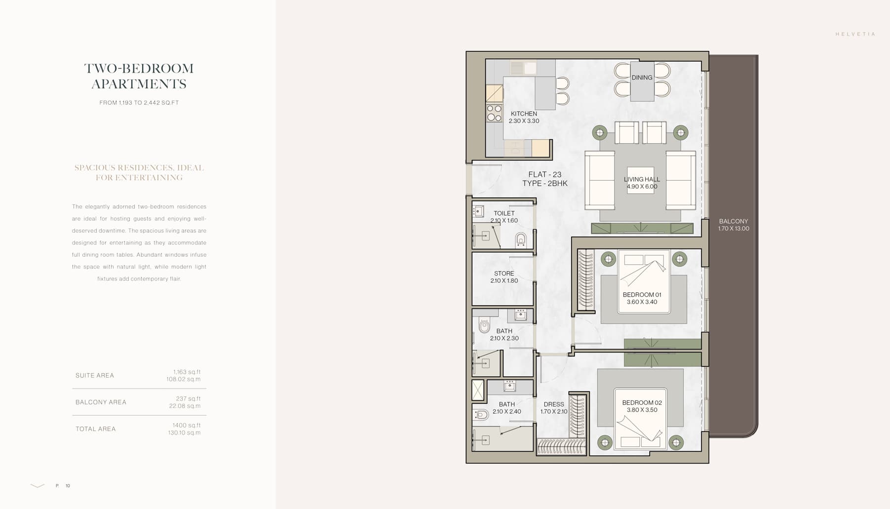 2 BR
