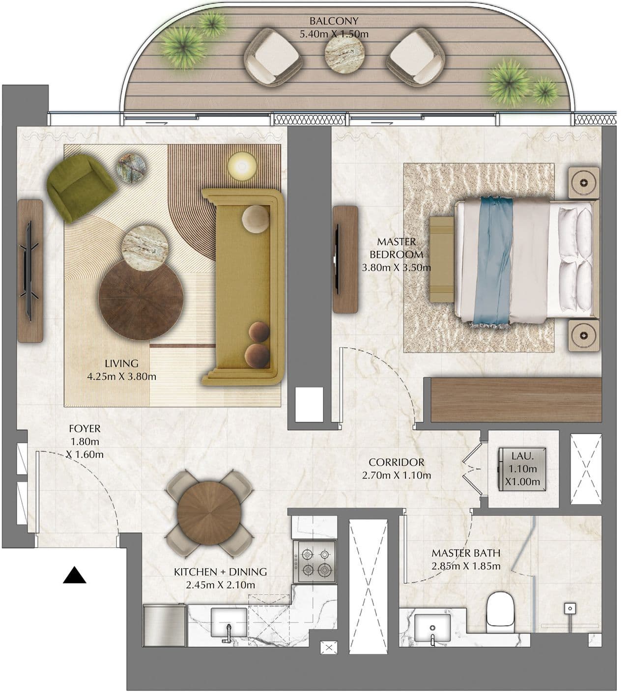 1 BR