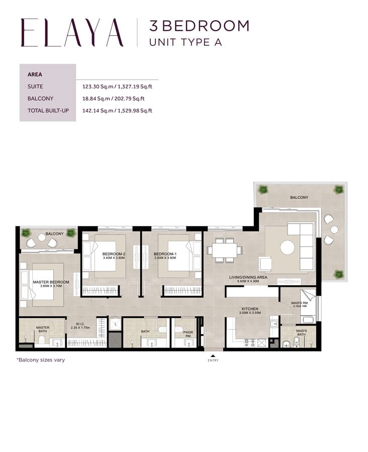 3 BR