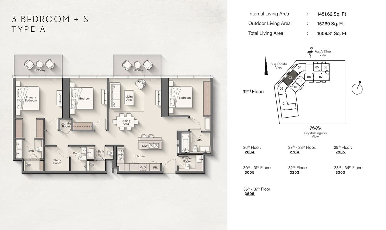 3 BR