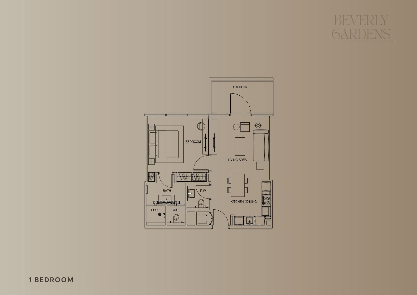 1 BR