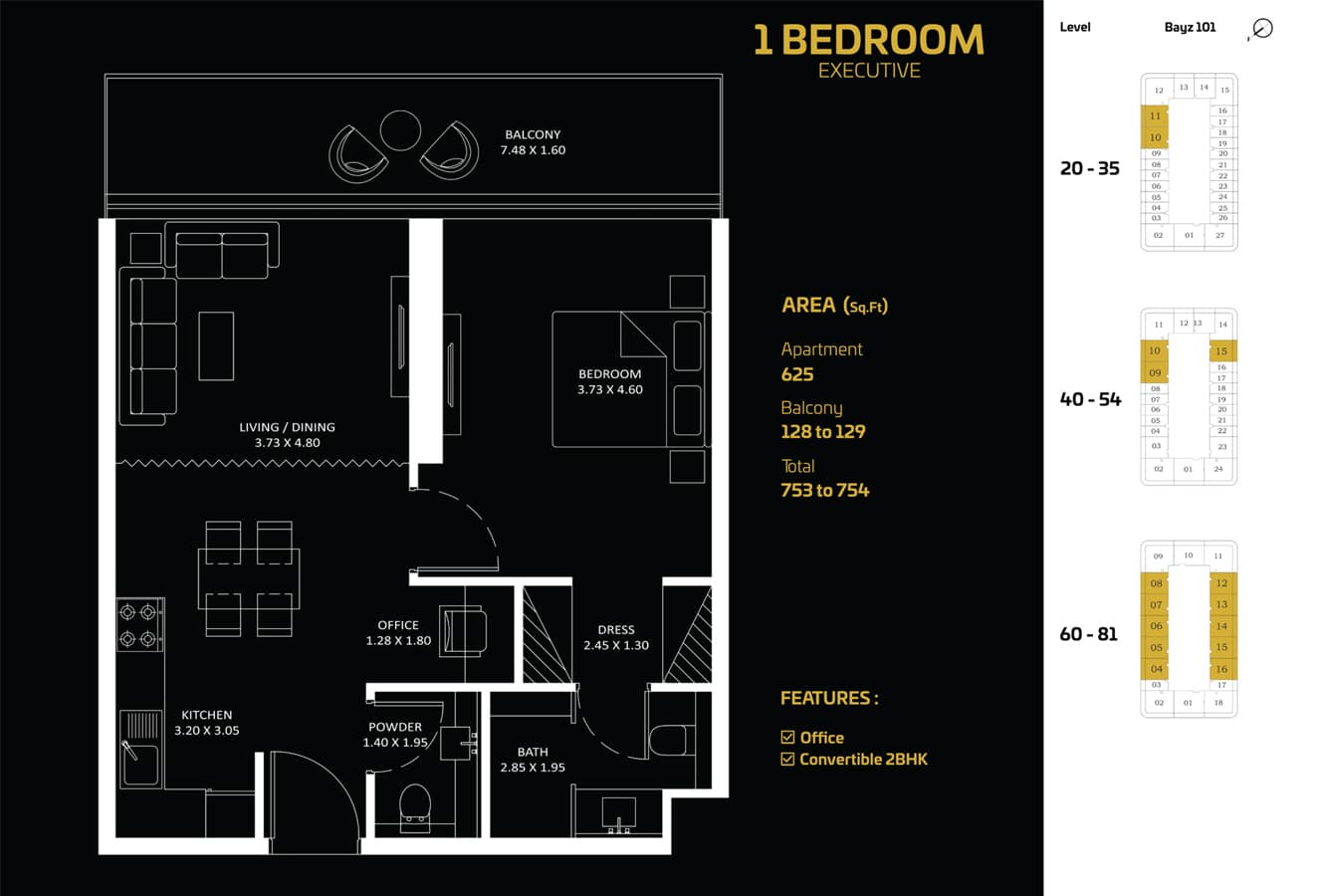 1 BR