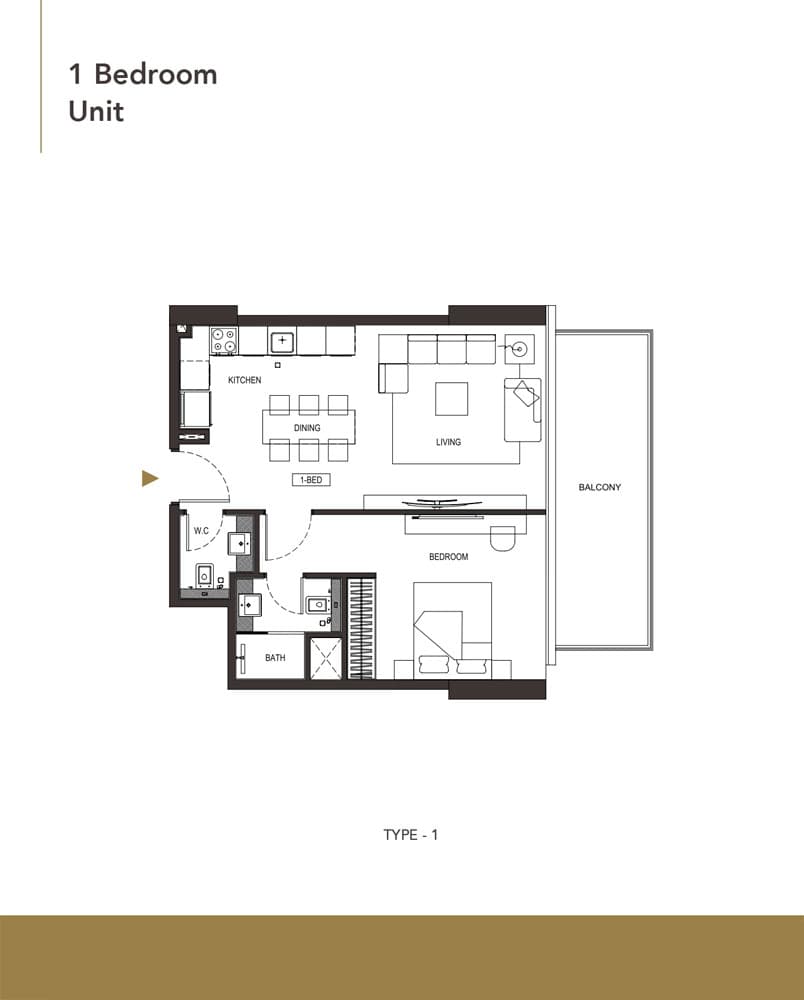 1 BR