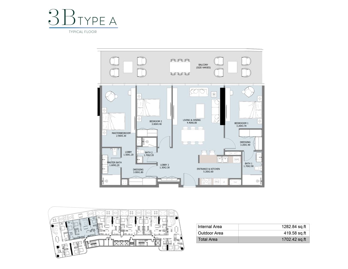 3 BR