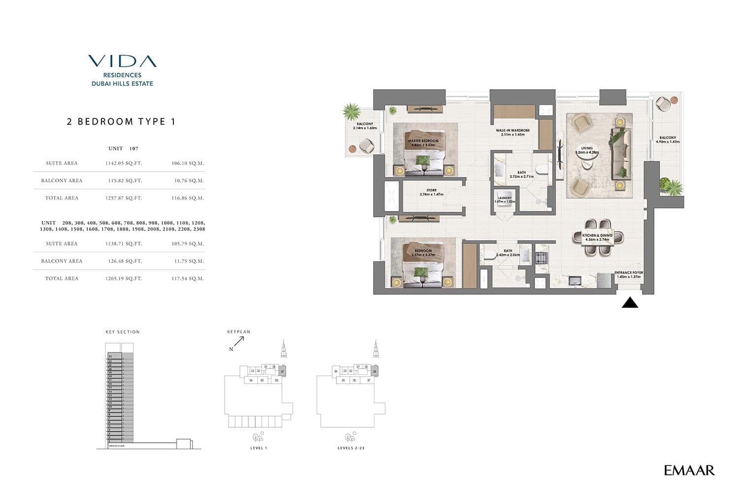 2 BR