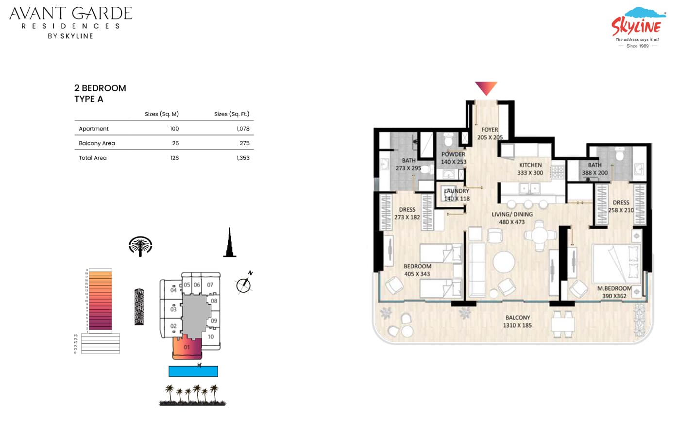 2 BR