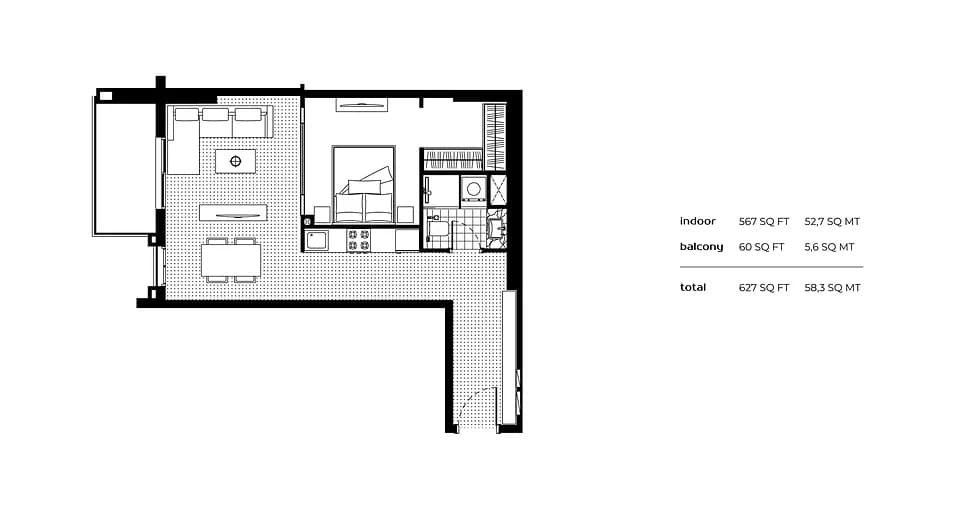 1 BR