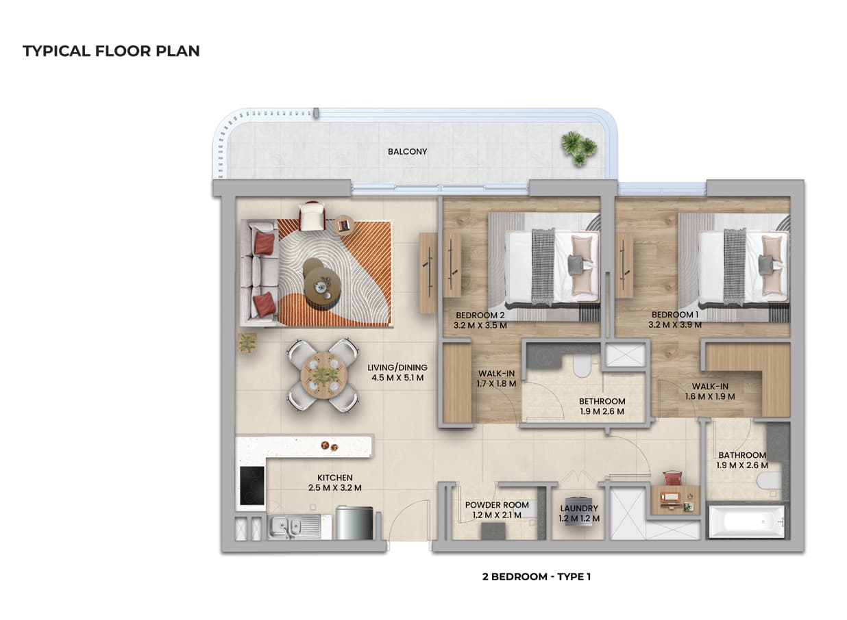 2 BR
