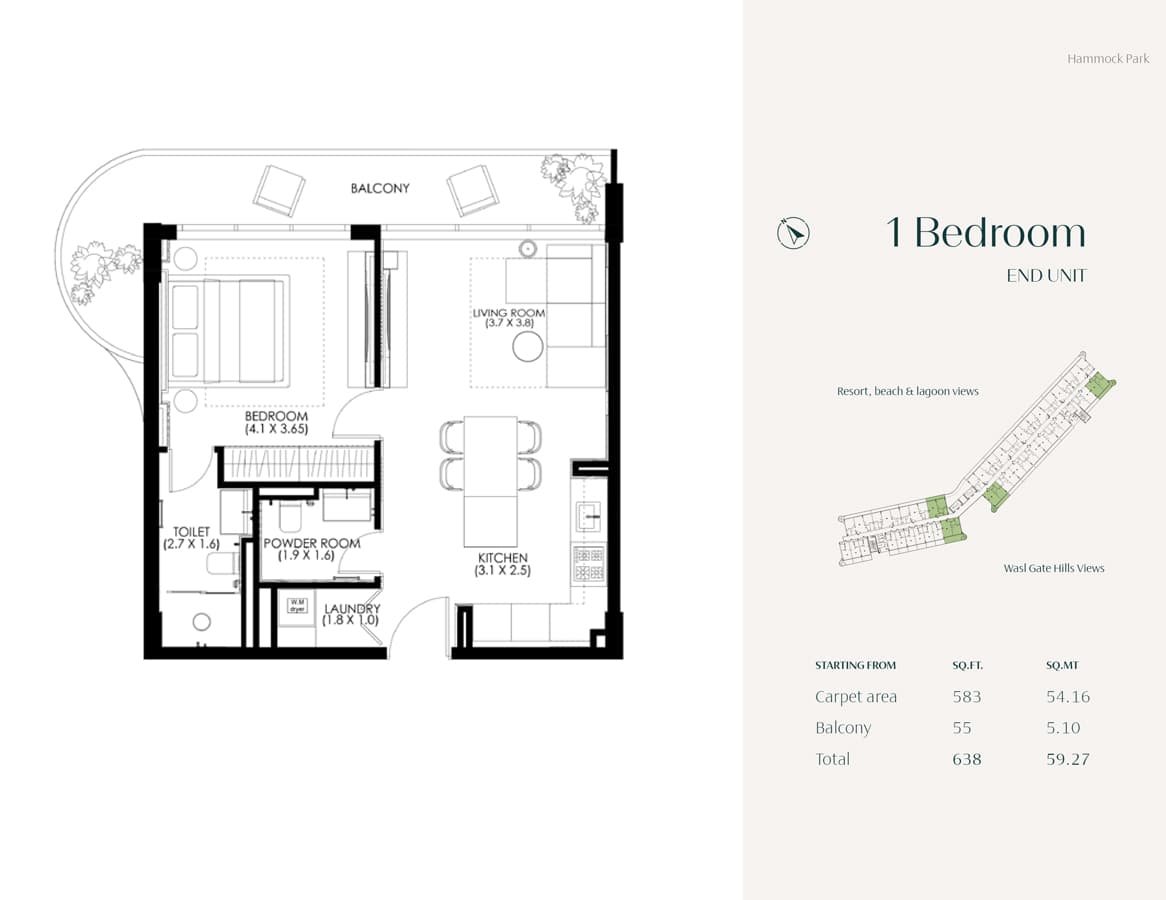 1 BR
