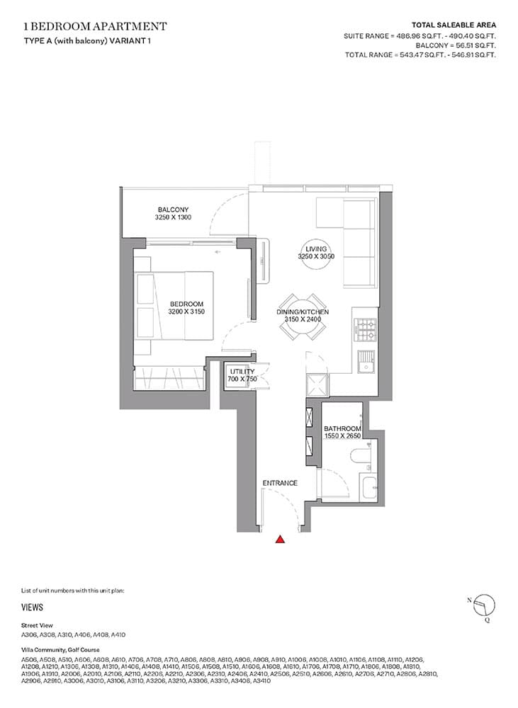 1 BR