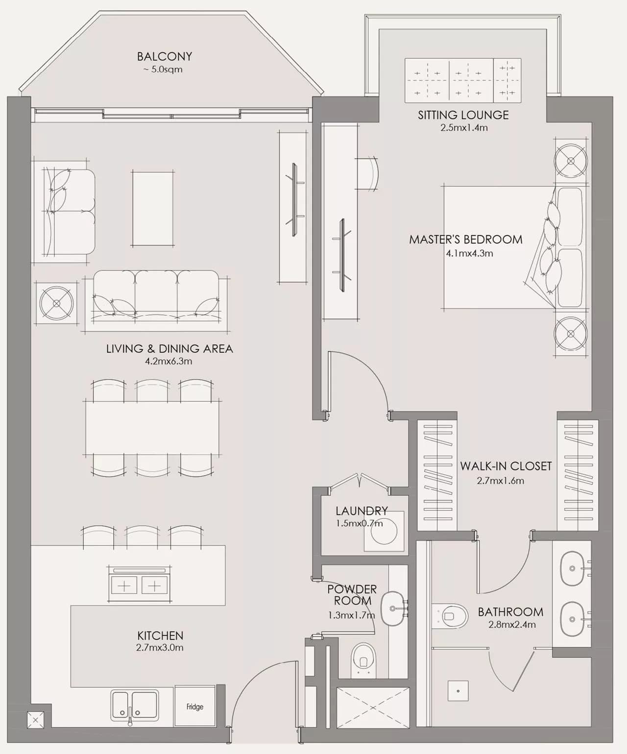 1 BR