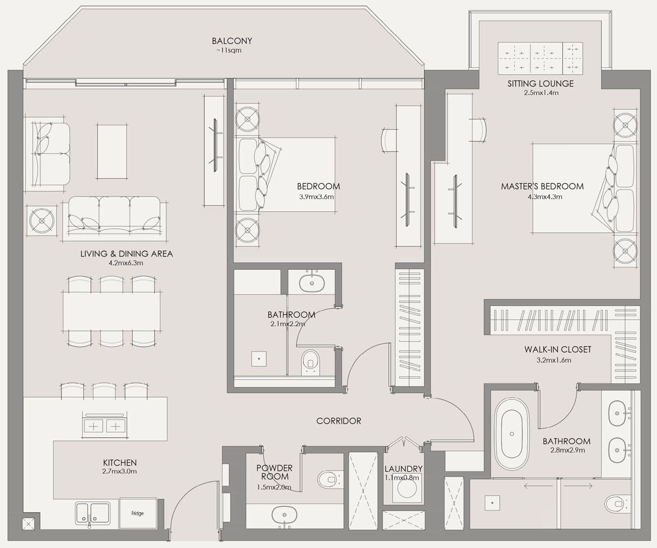 2 BR