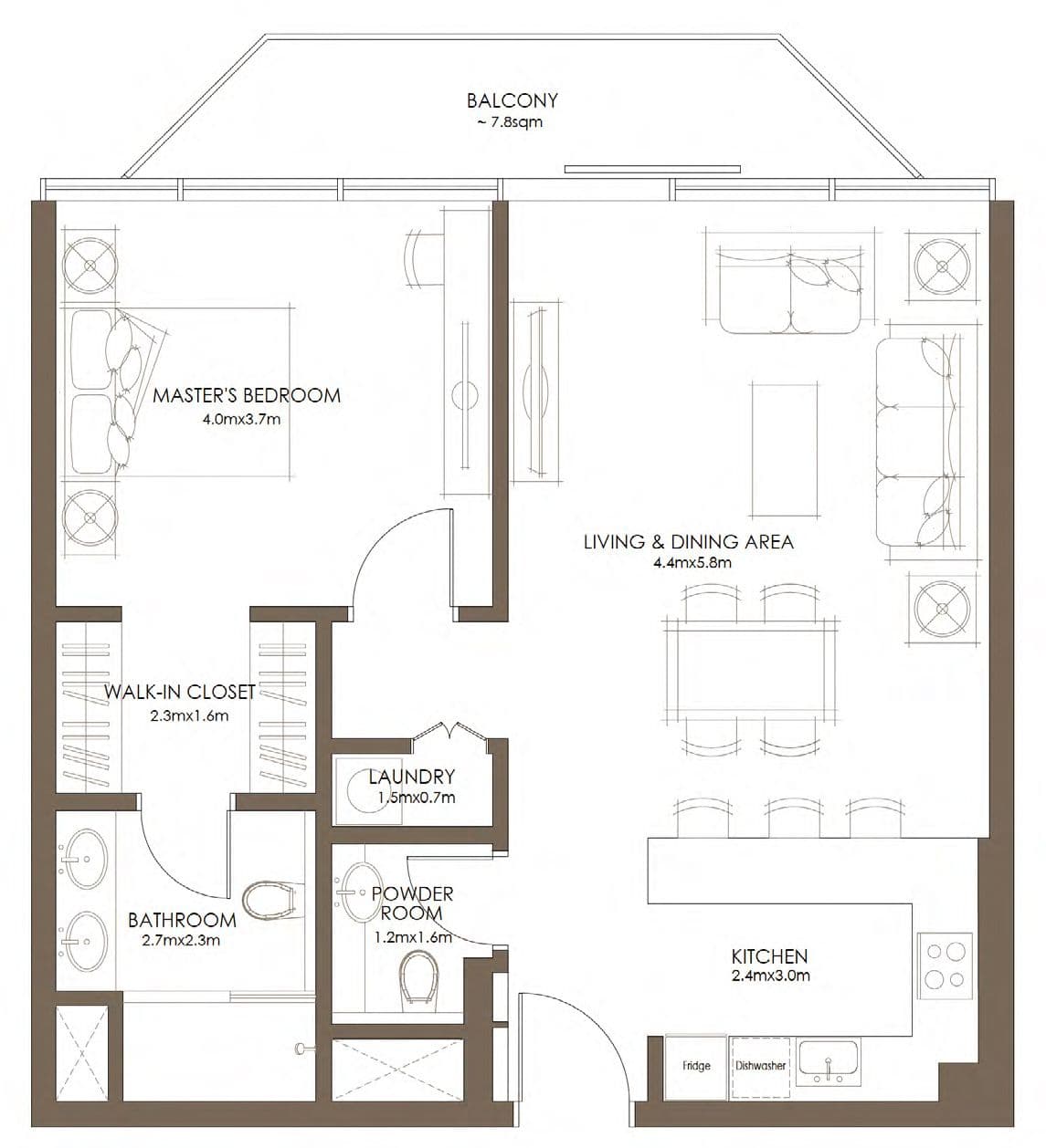 1 BR