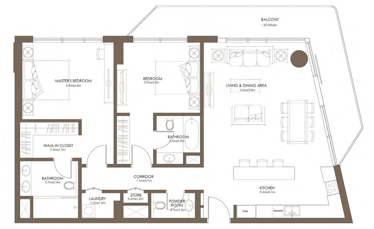 2 BR