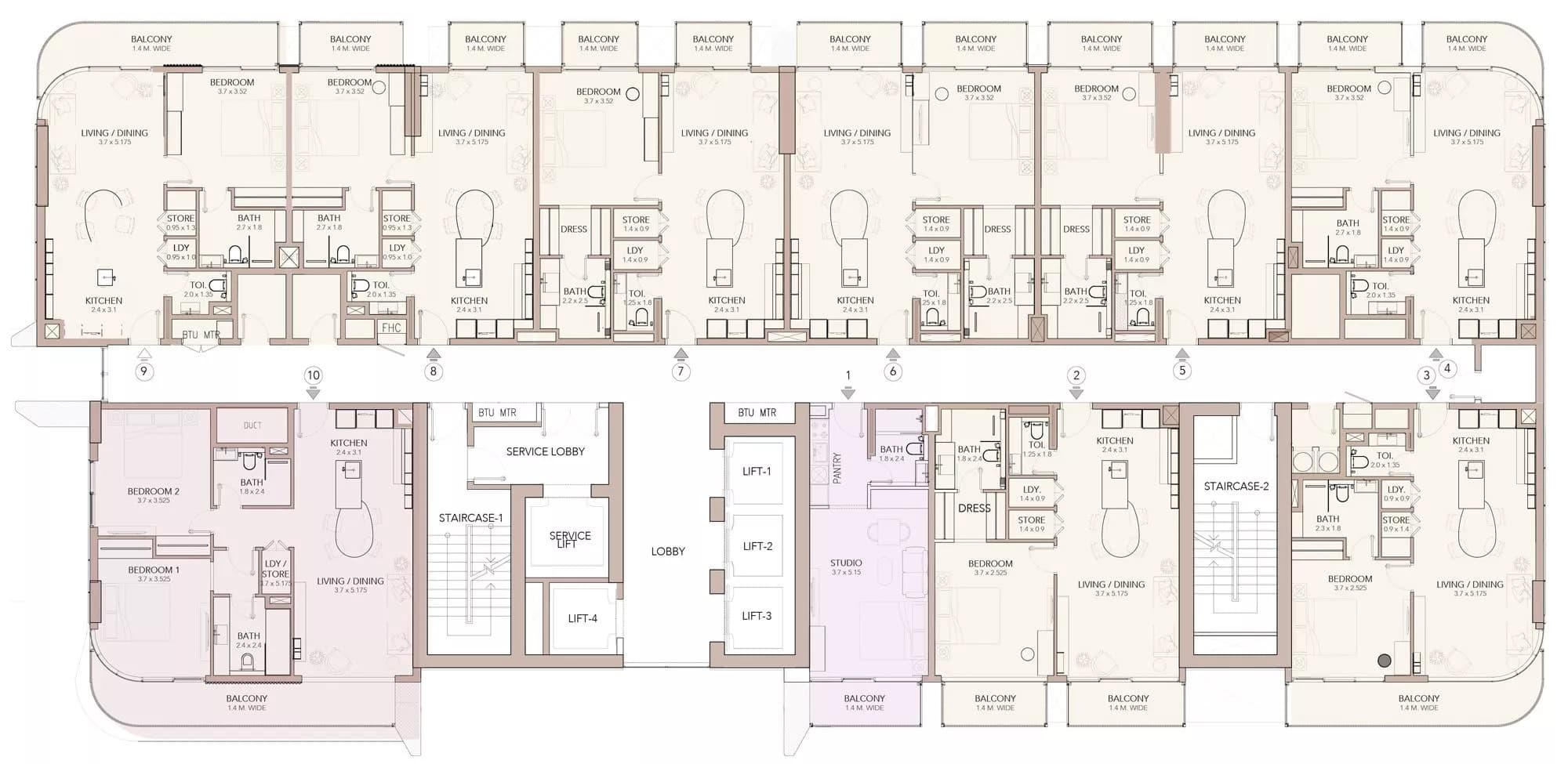 2 BR