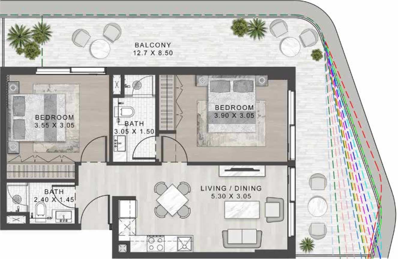2 BR