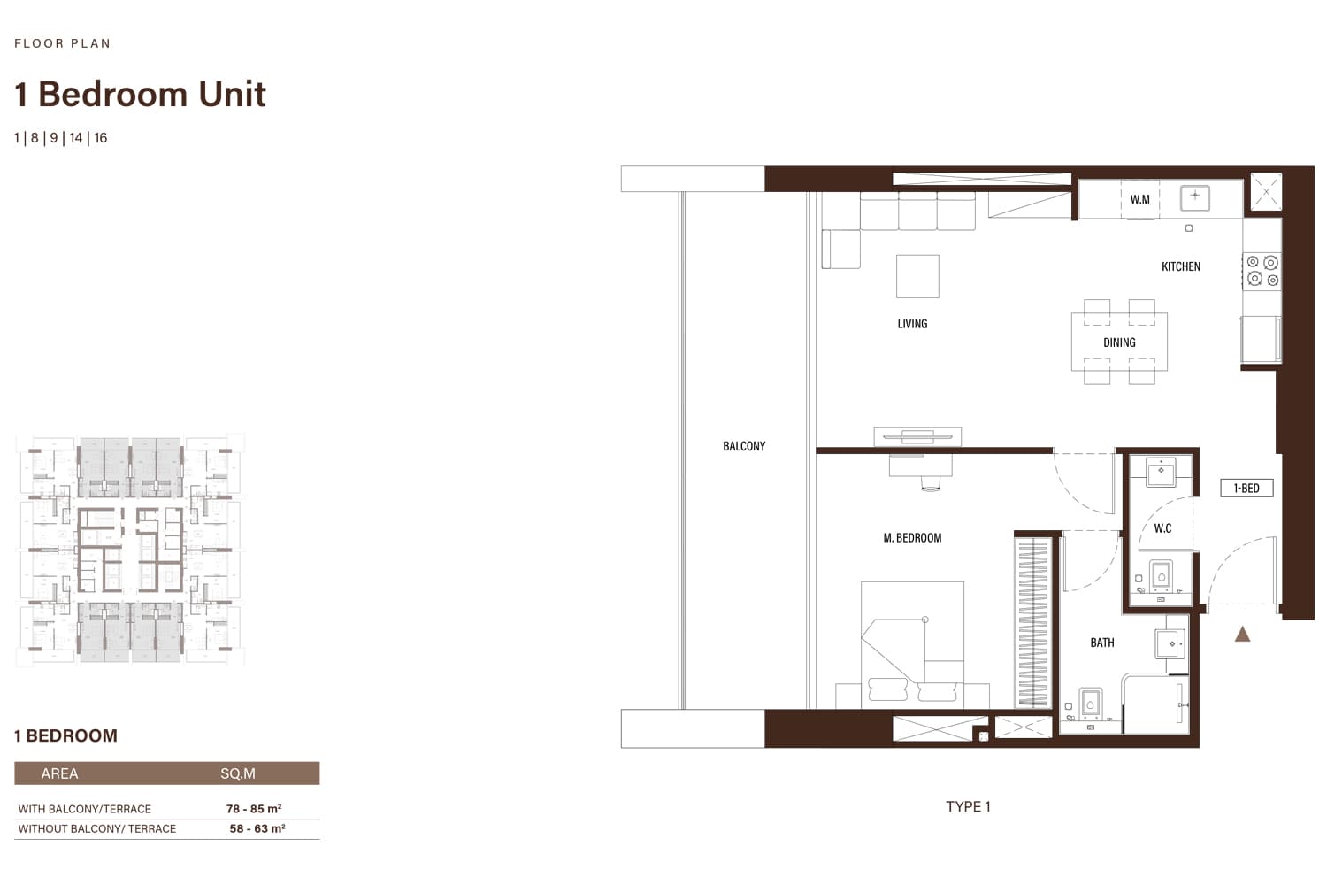 1 BR