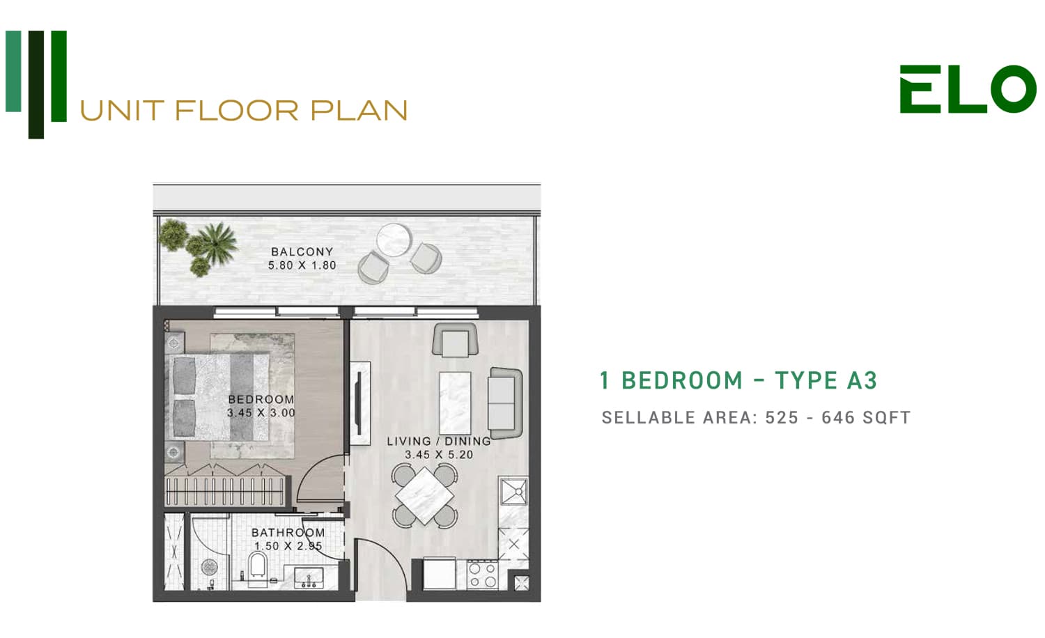 1 BR