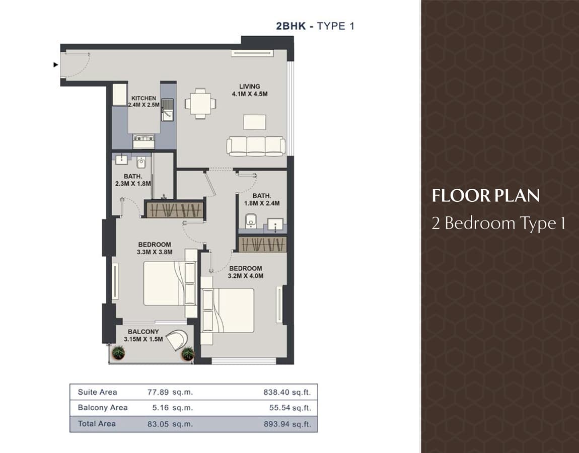 2 BR