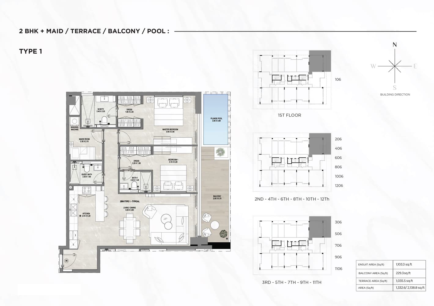 2 BR