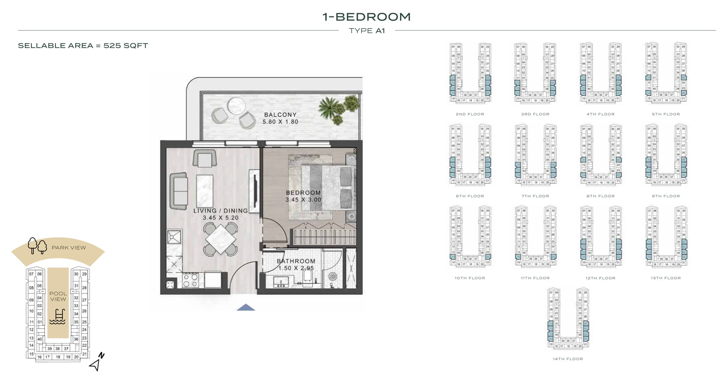 1 BR