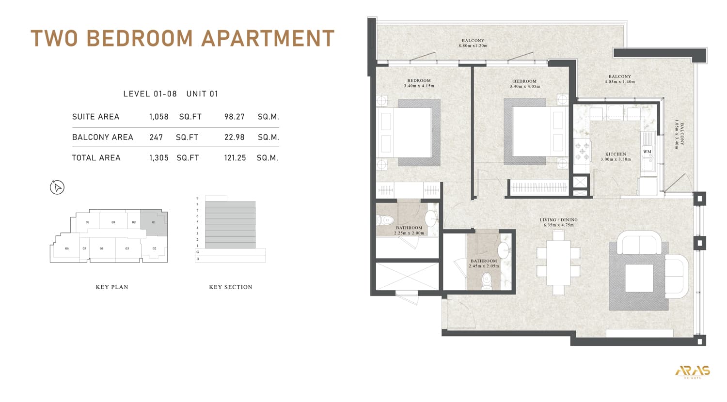 2 BR