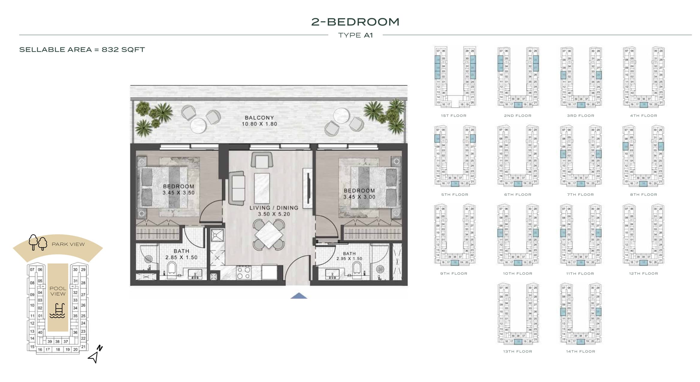 2 BR