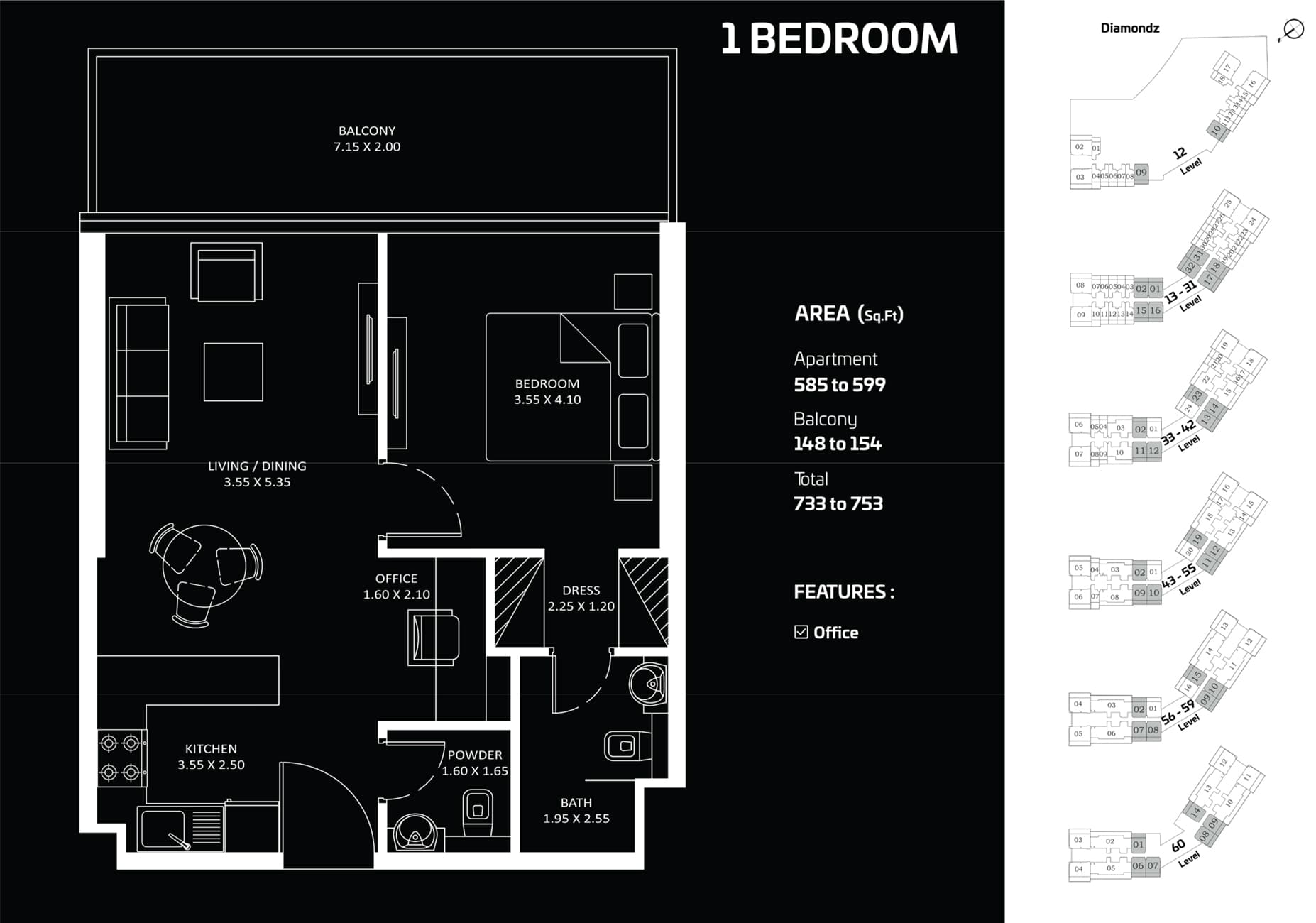 1 BR