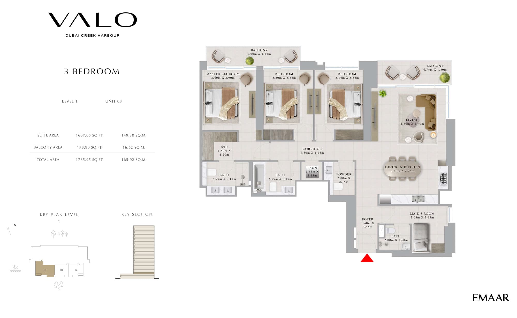 3 BR