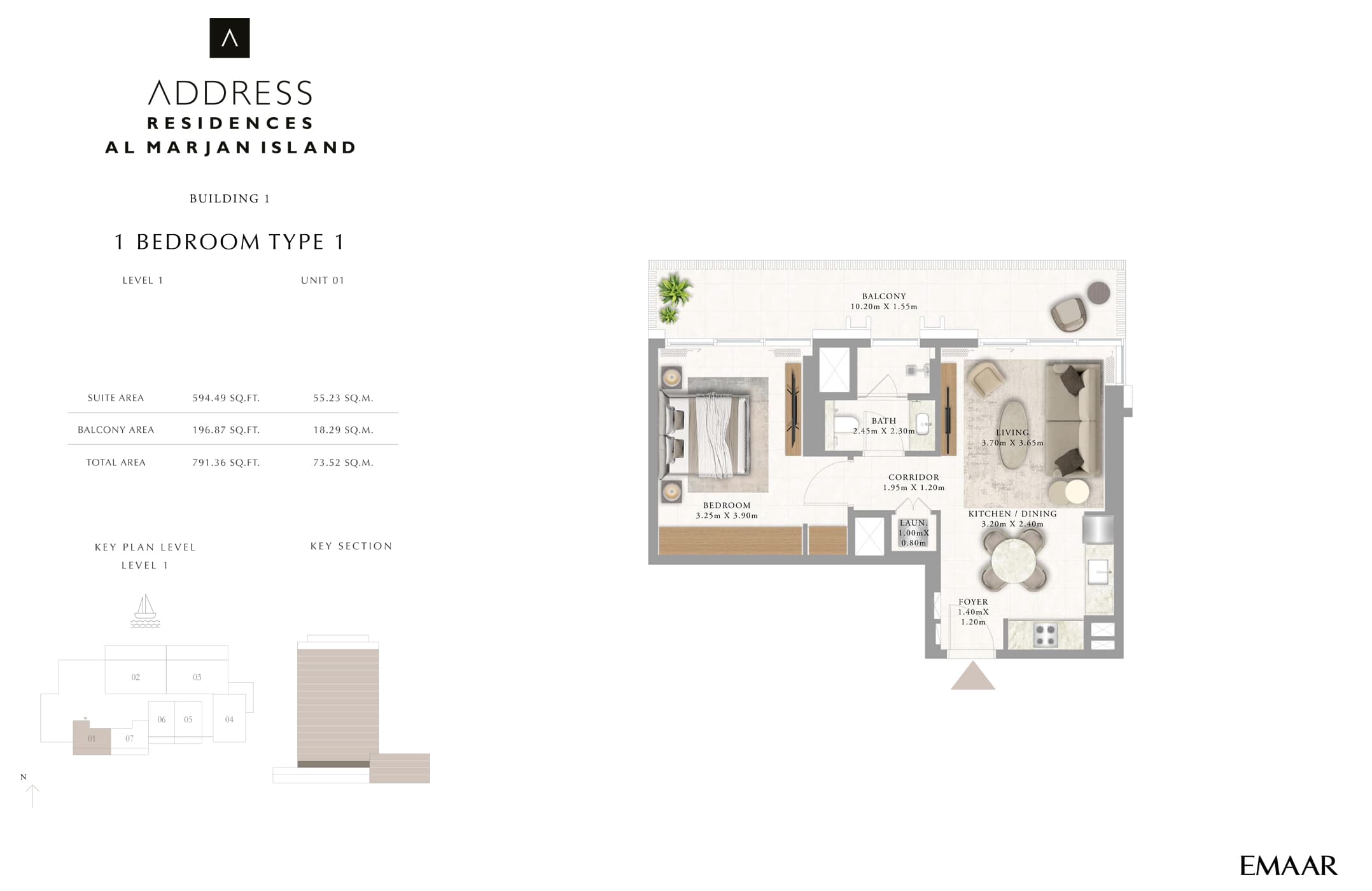 1 BR