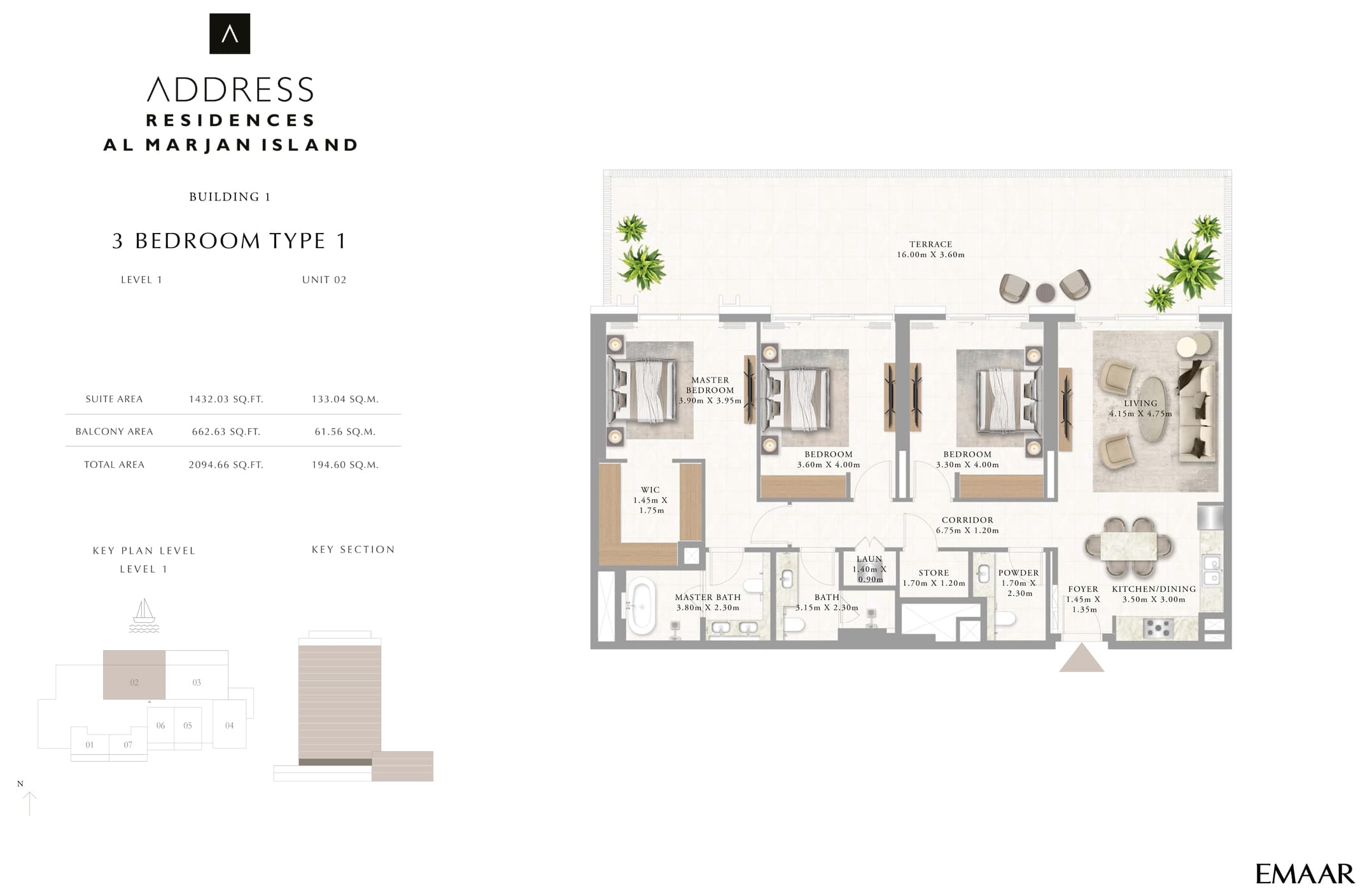 3 BR