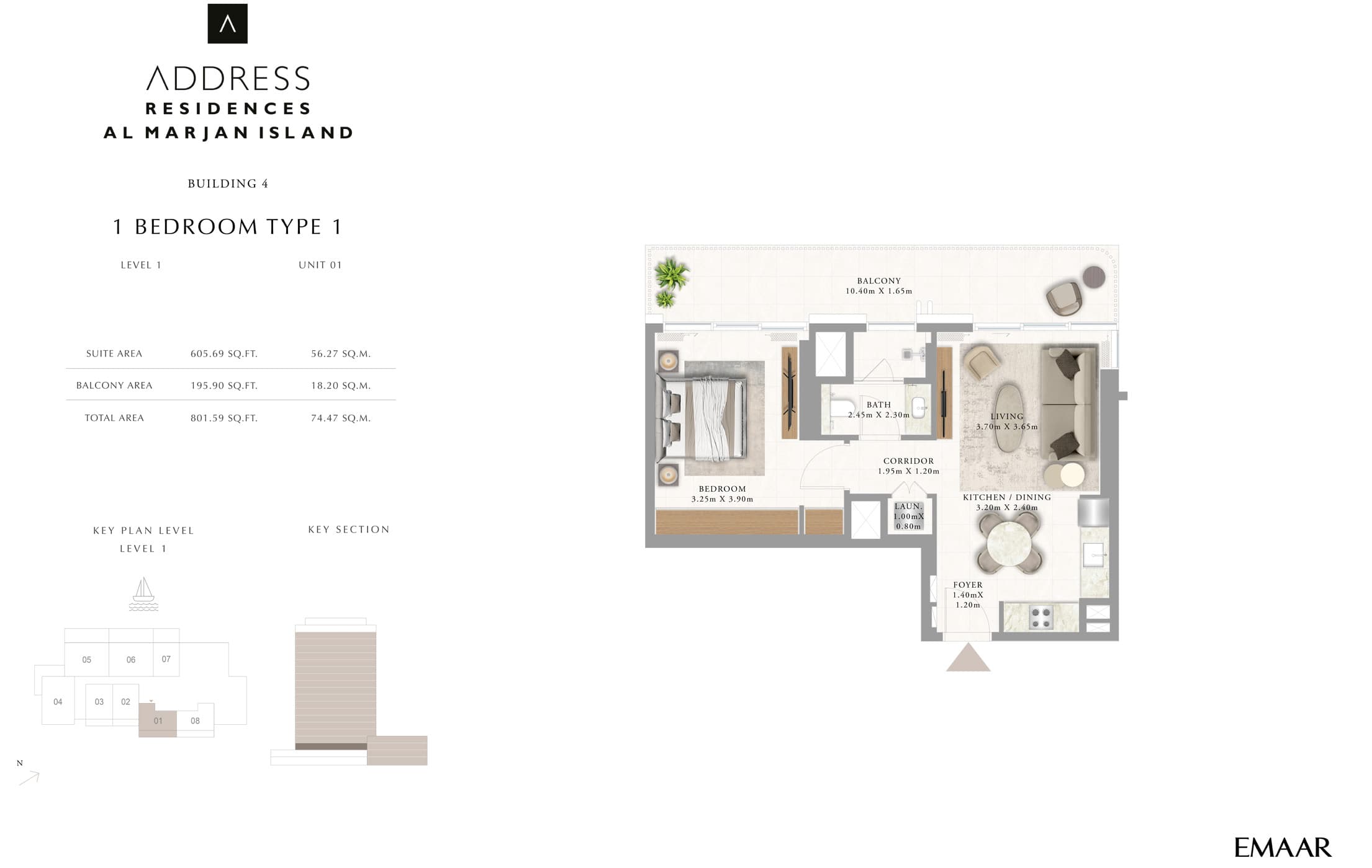 1 BR