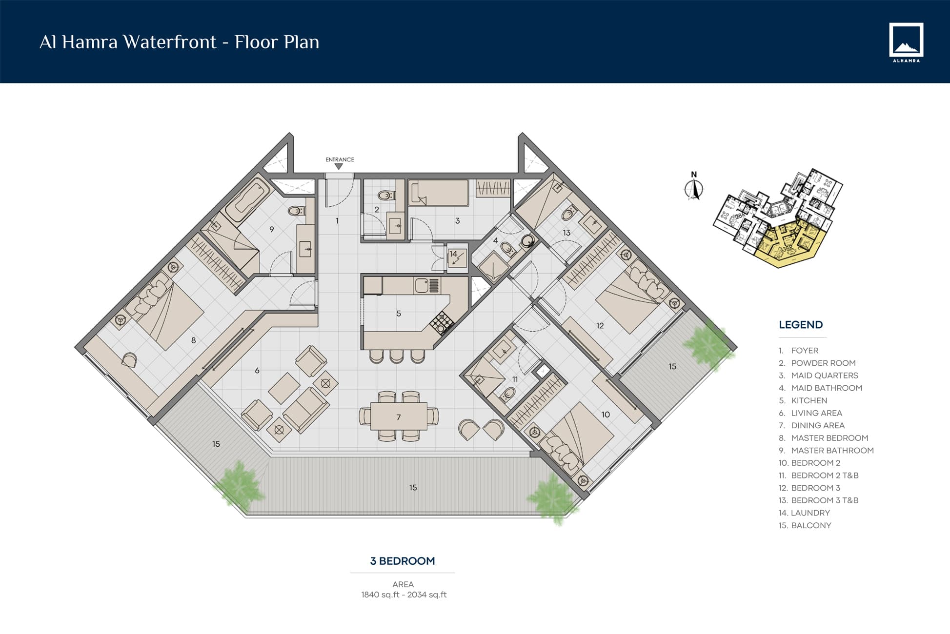 3 BR