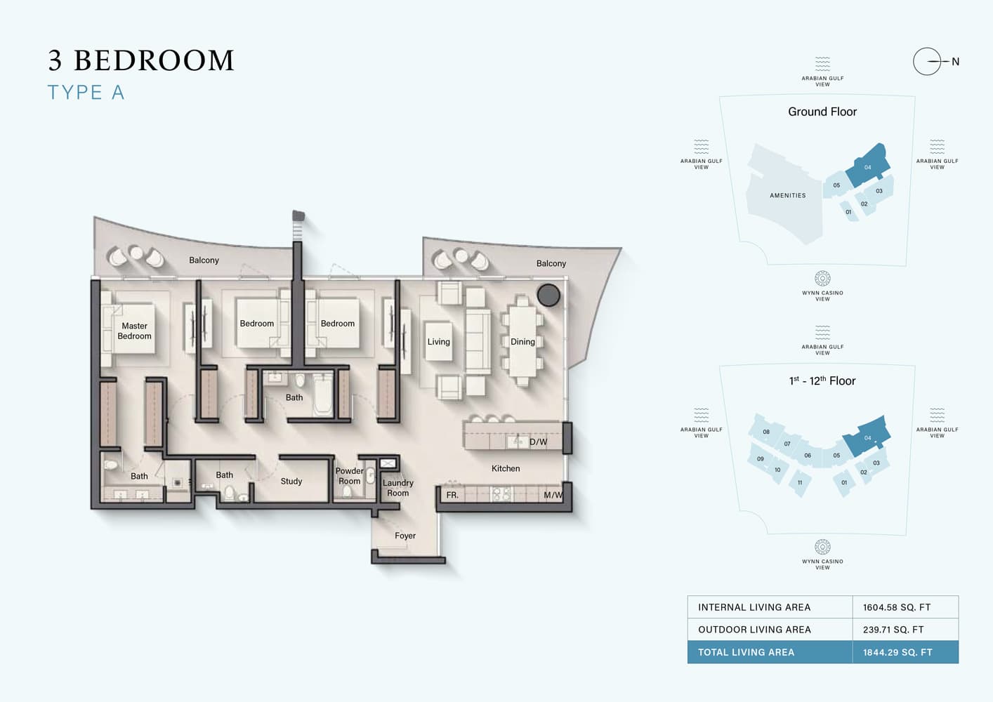 3 BR